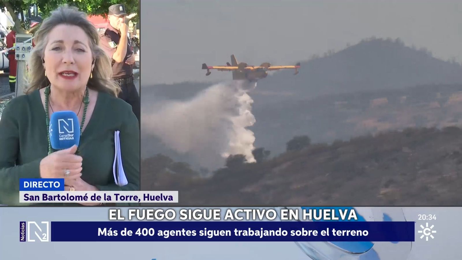 Incendio en el Andévalo