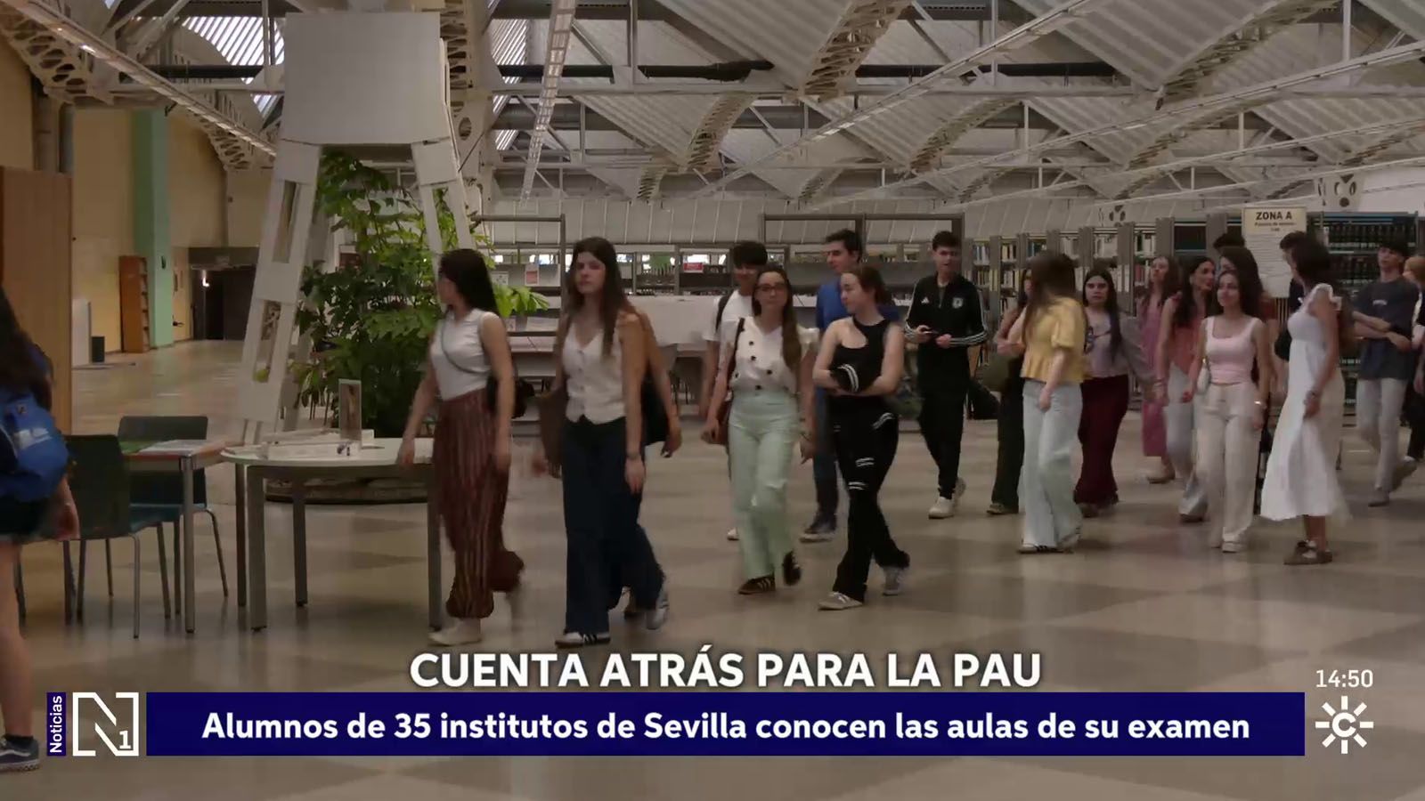 La Pablo de Olavide muestra sus aulas a los alumnos que harán la PAU