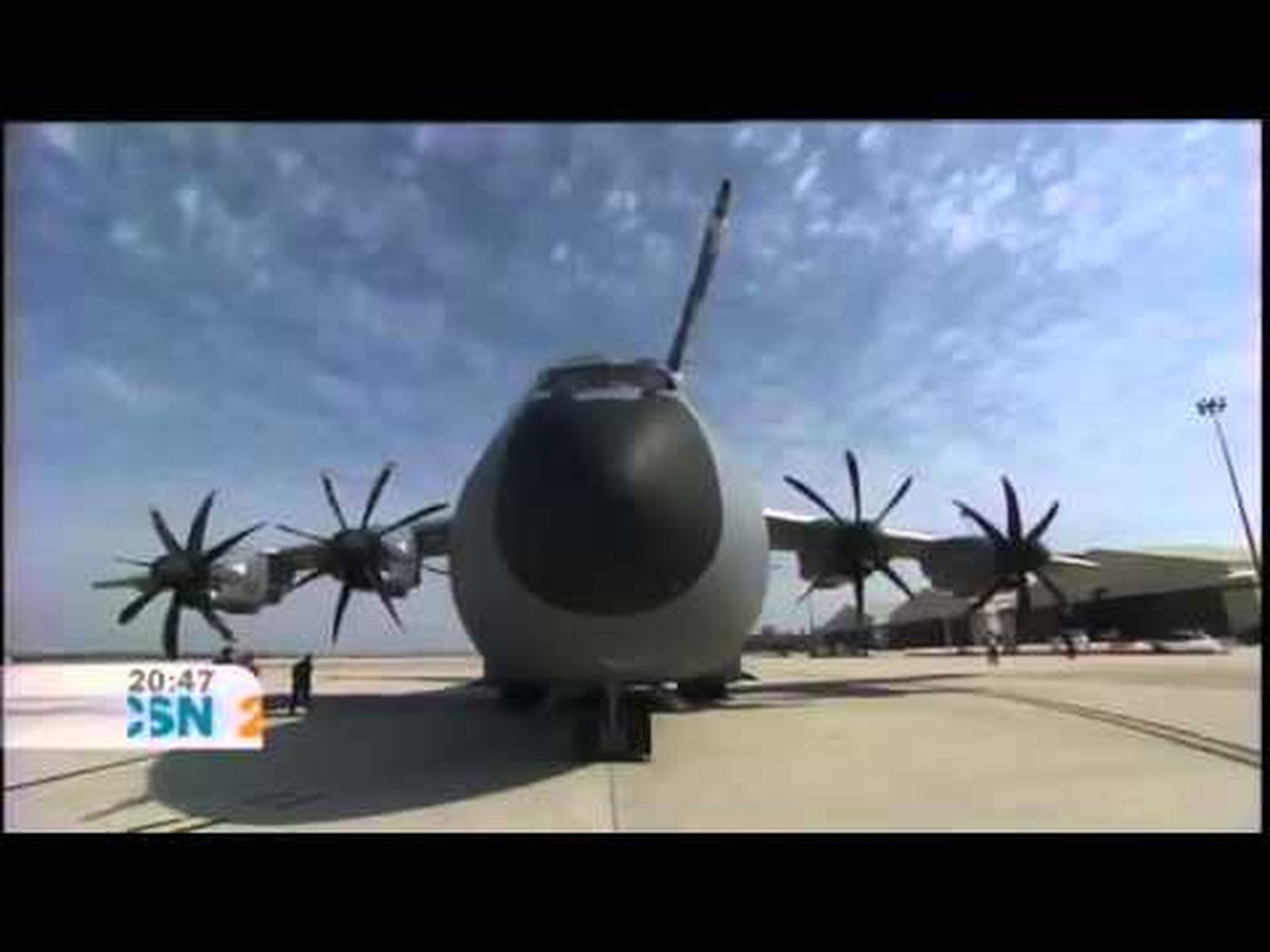 Avión militar A400M, pruebas de vuelo en 2012