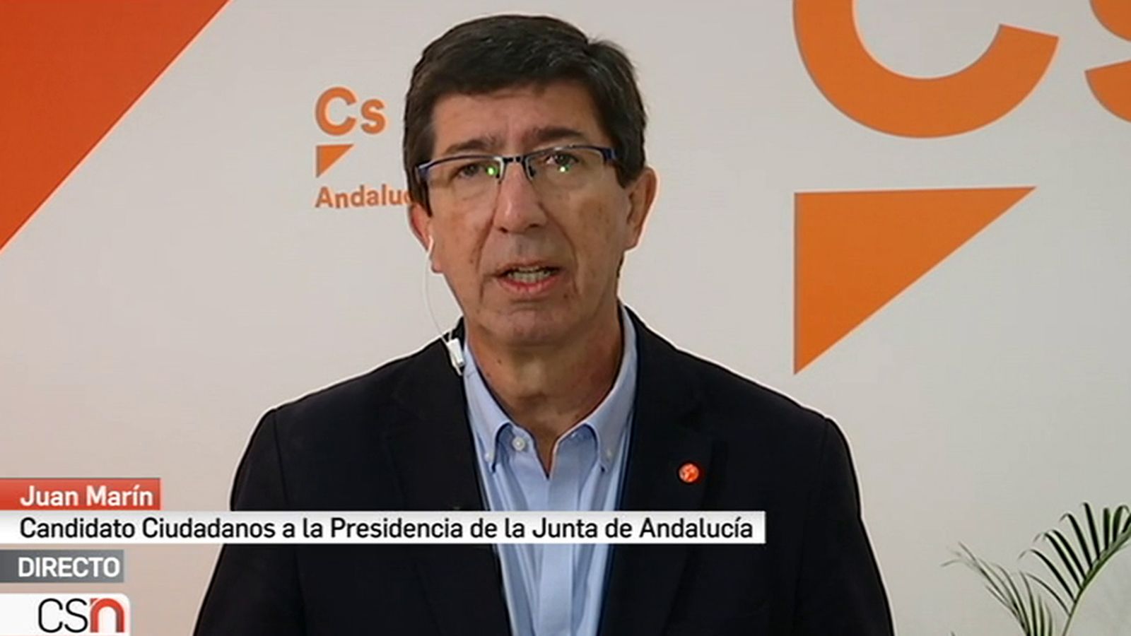 Entrevista a Juan Marín en Canal Sur Tv