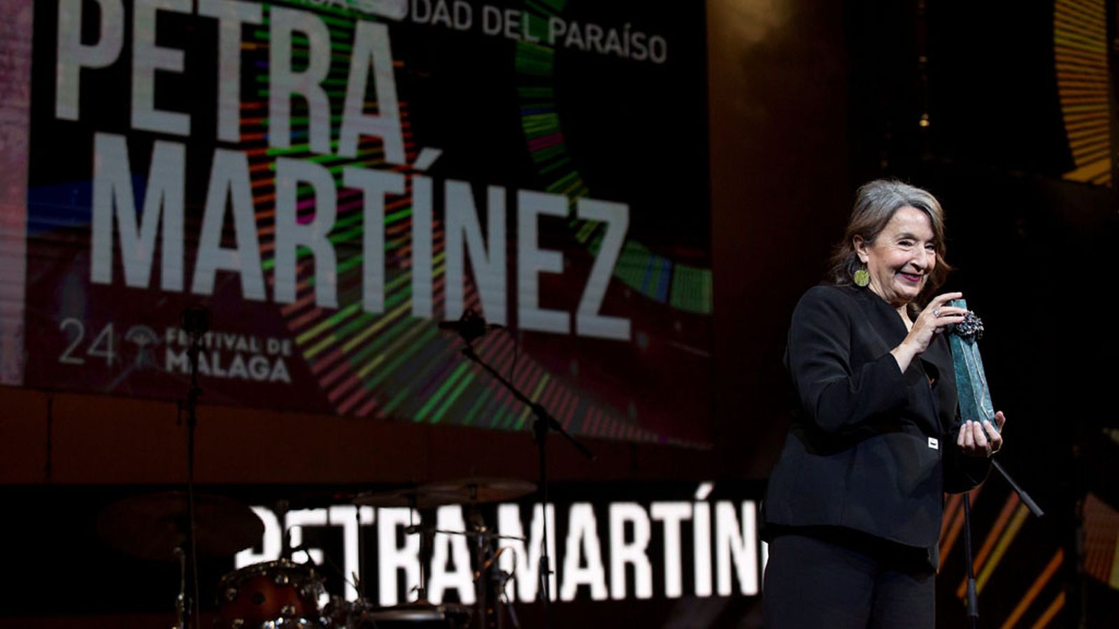 Petra Martínez en el festival de Málaga