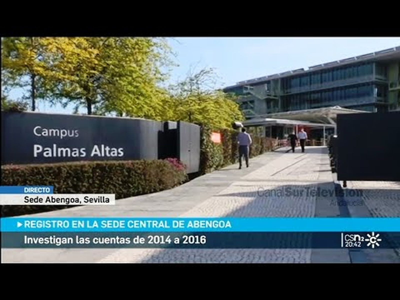 Registro de Abengoa por la UCO en Palmas Altas (Sevilla)