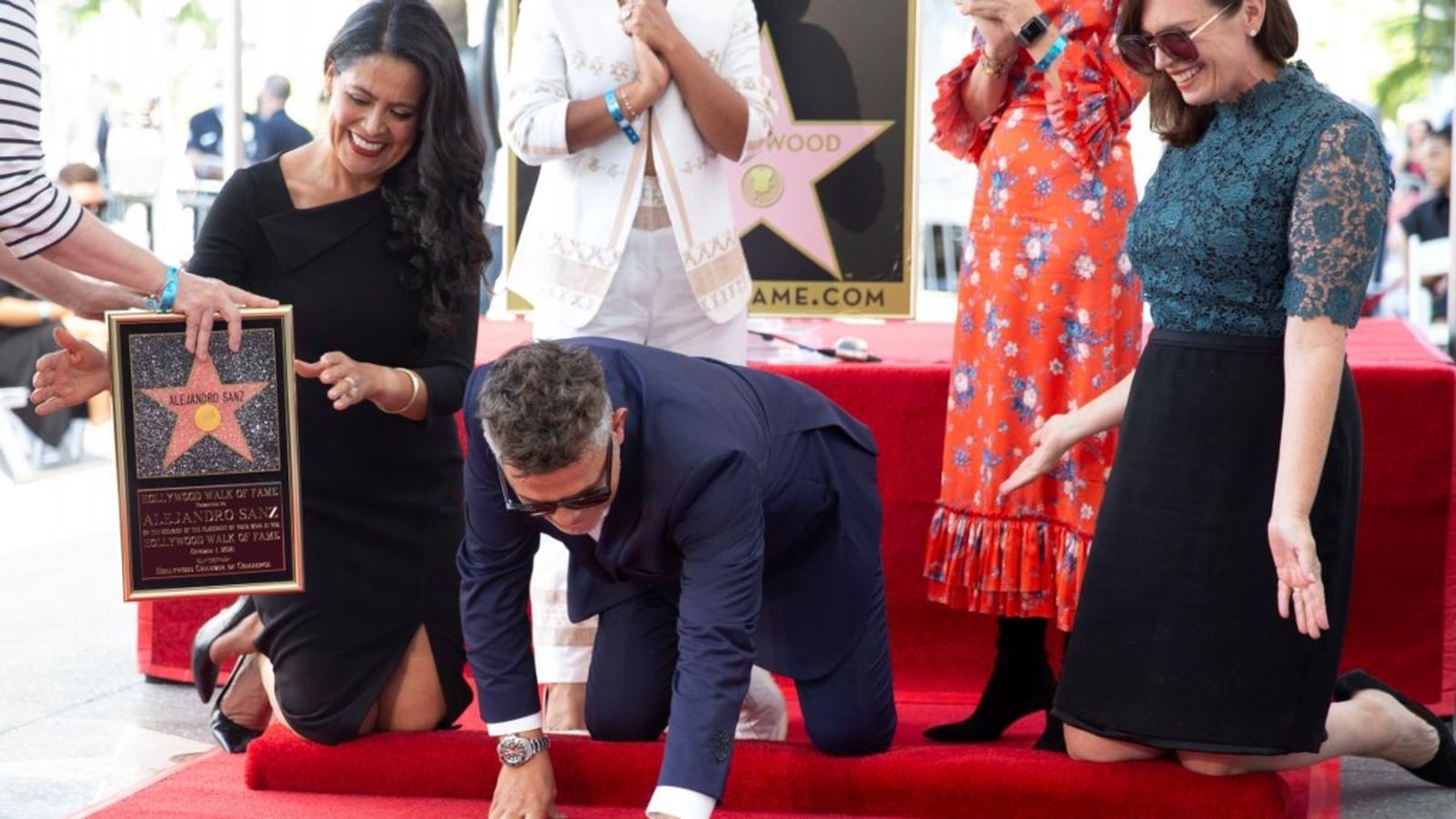 Alejandro Sanz paseo de la fama