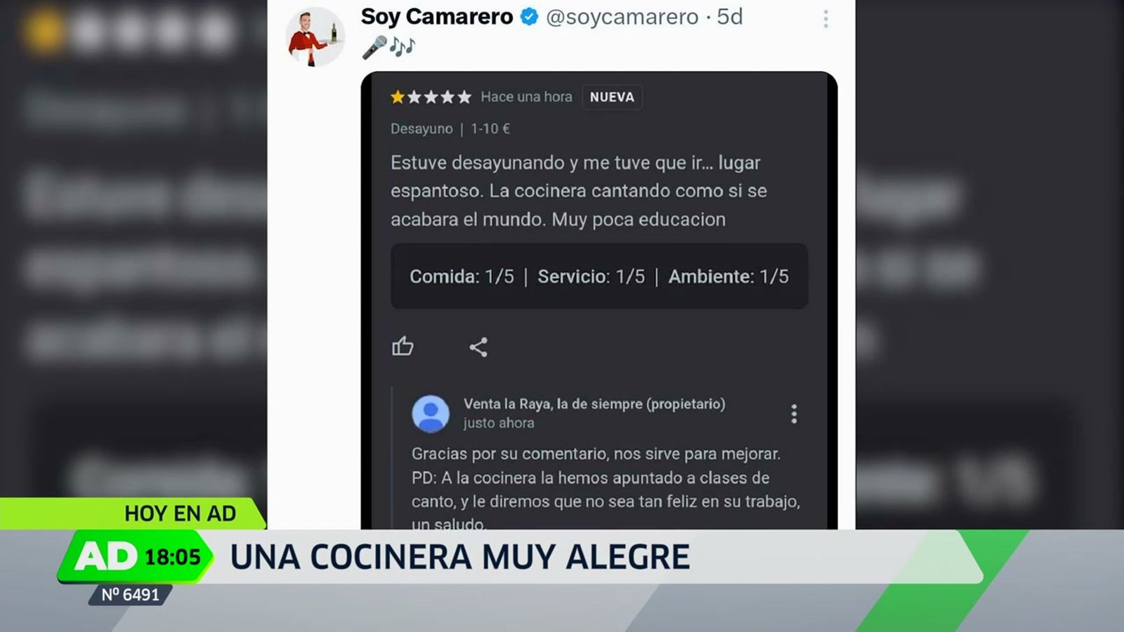 AD Cocinera reseña Chiclana Foto
