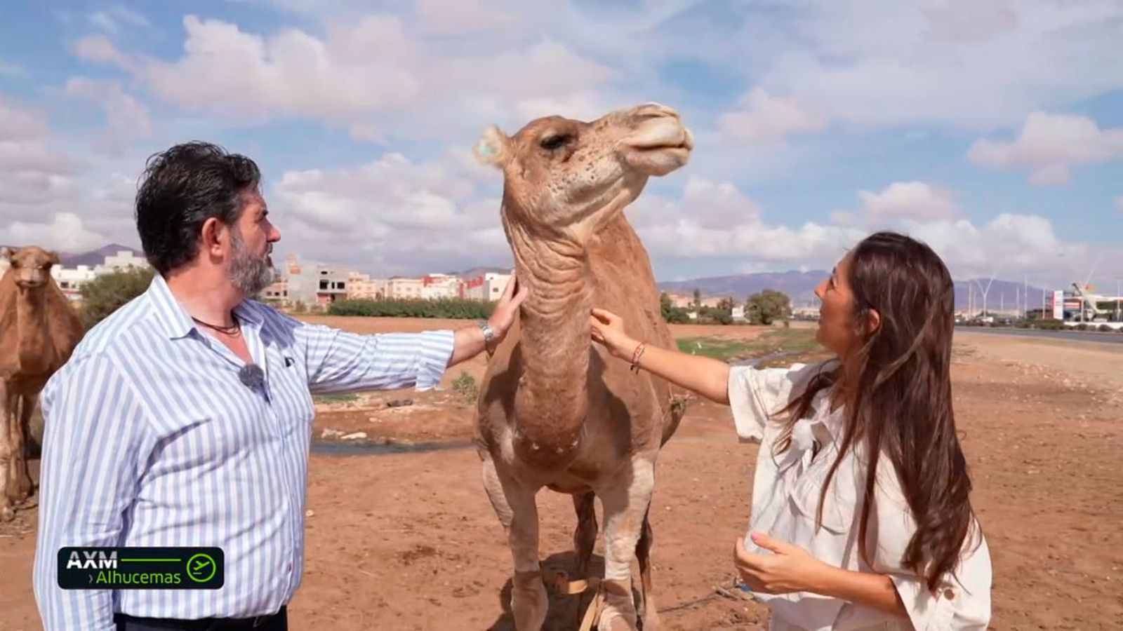 Con Francisco nos adentramos en el centro de Nador donde vemos camellos paseando entre los viandantes