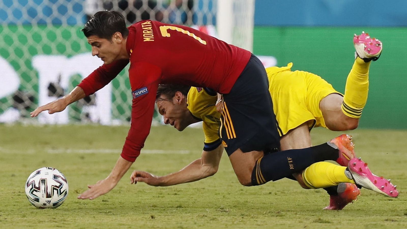 Alvaro Morata en La Cartuja