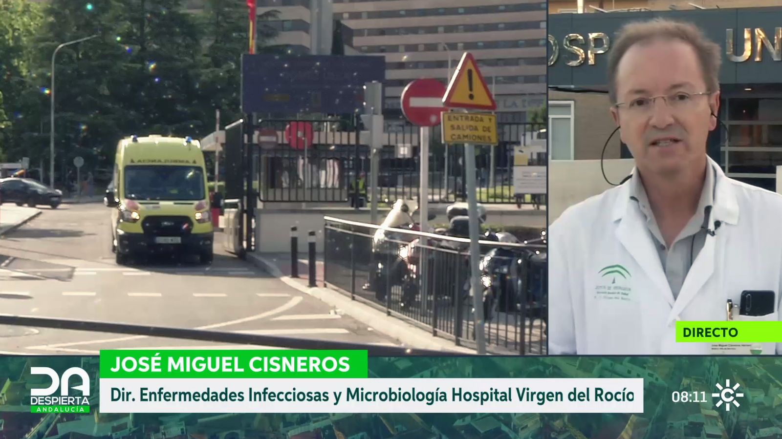 José Miguel Cisneros, Unidad enfermedades infeccionas Virgen del Rocío