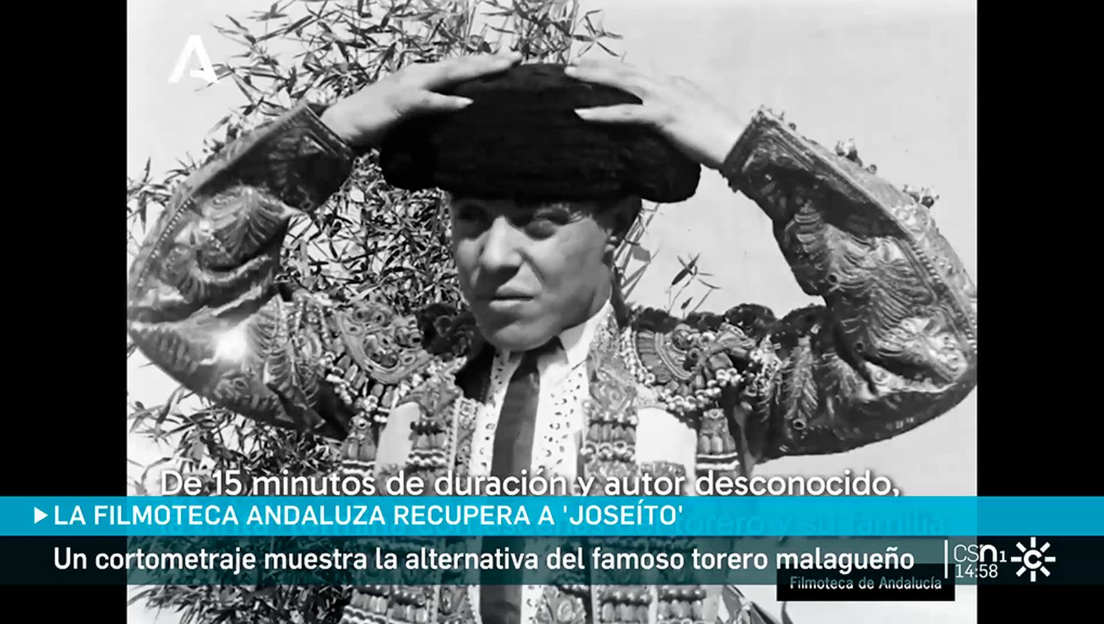Película muda de la alternativa de Joseíto