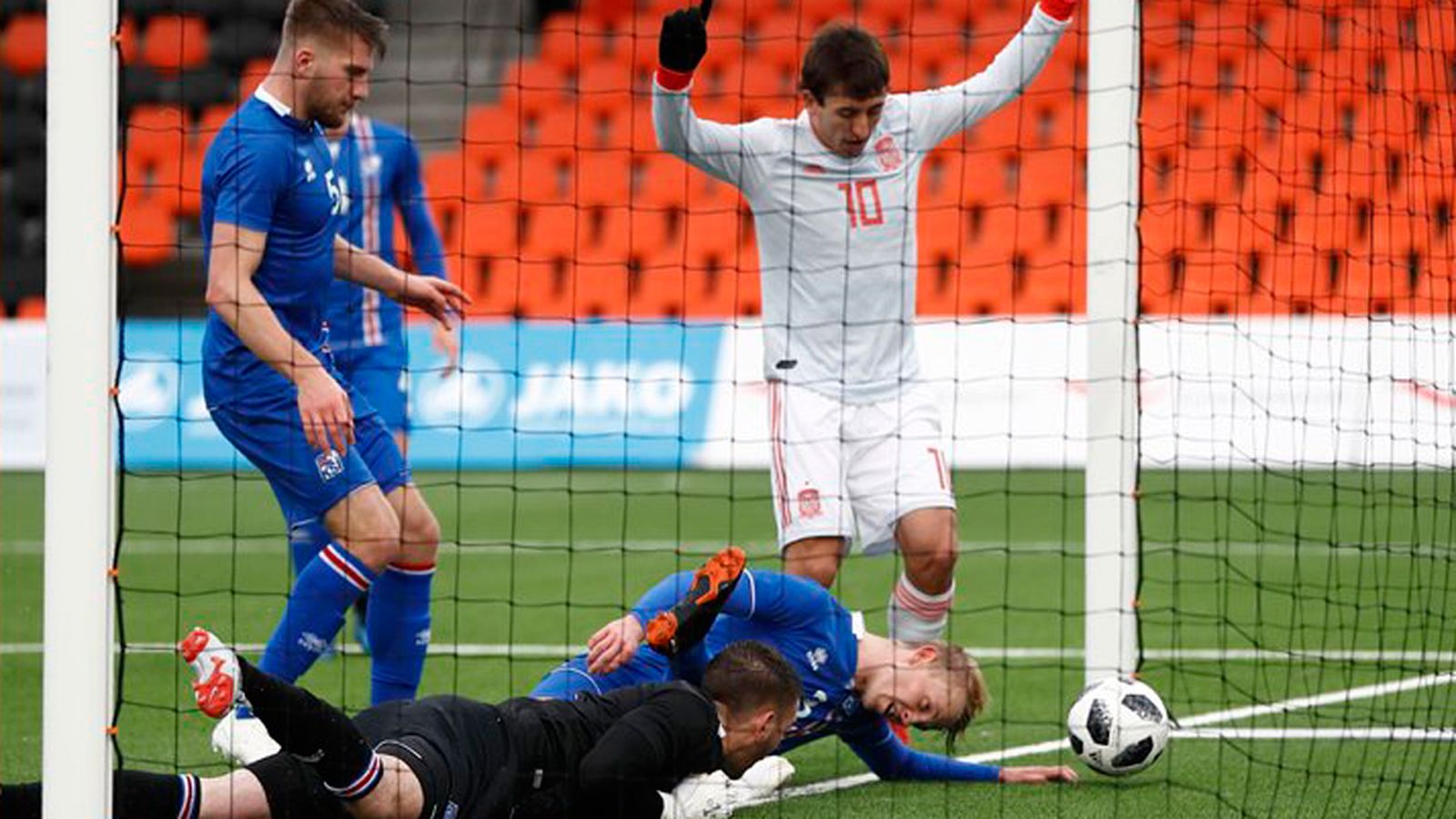 Sub 21 Islandia 2-7 España