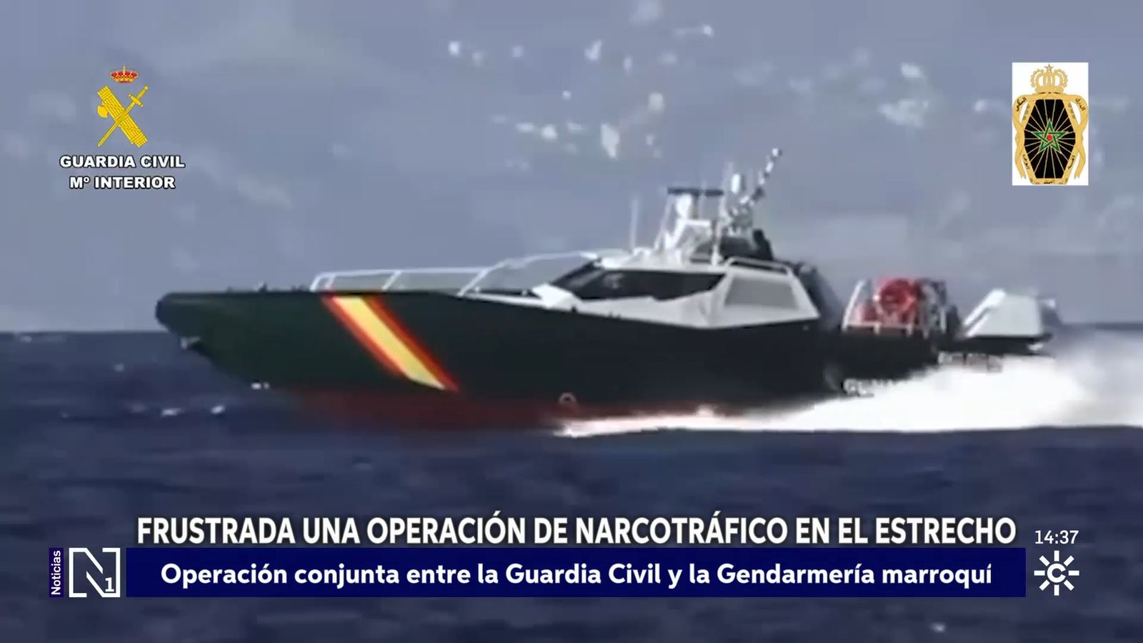 Persecución en el Estrecho