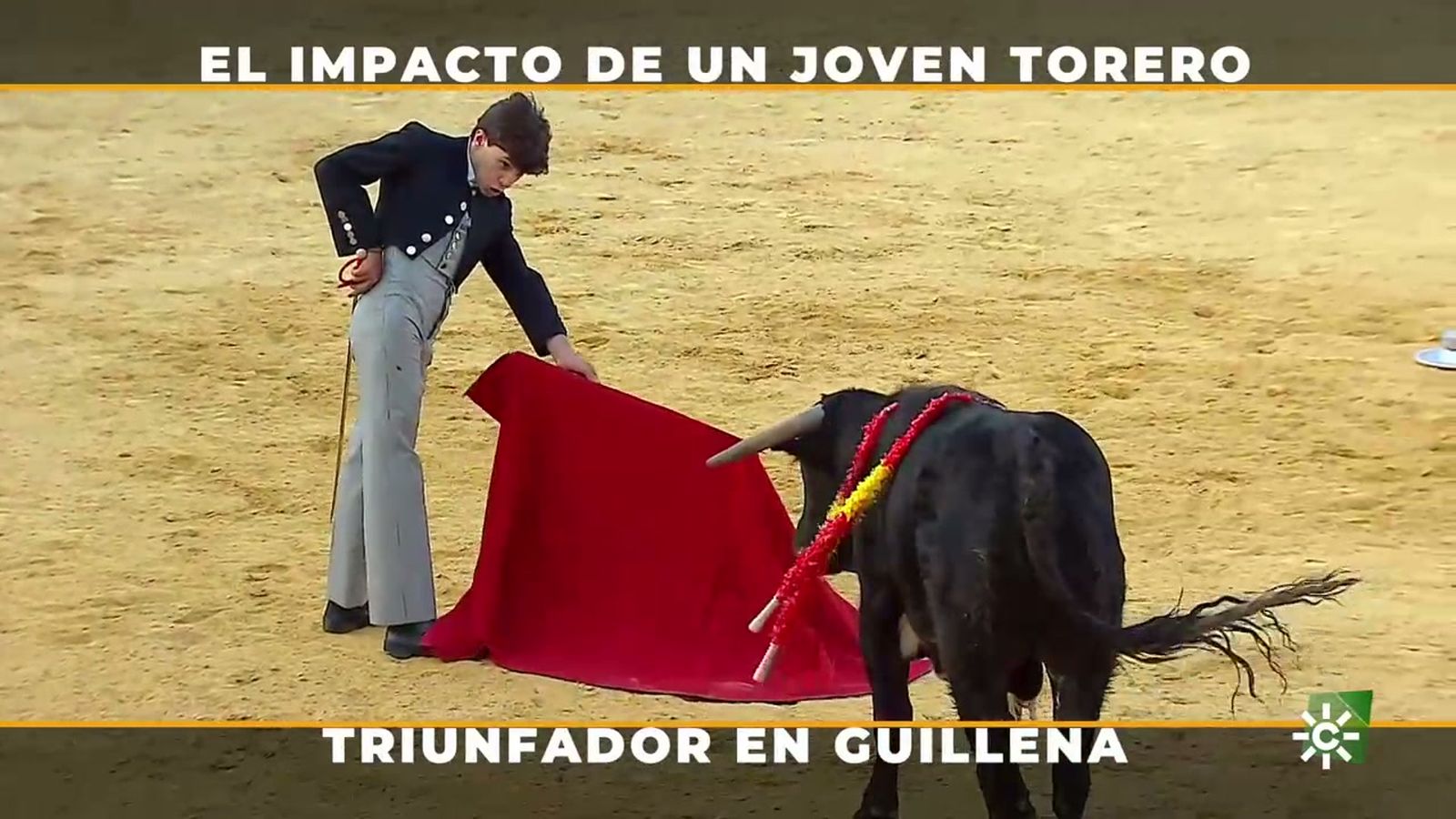 Manuel Domínguez, un gran descubrimiento del ciclo de becerradas de las escuelas taurinas