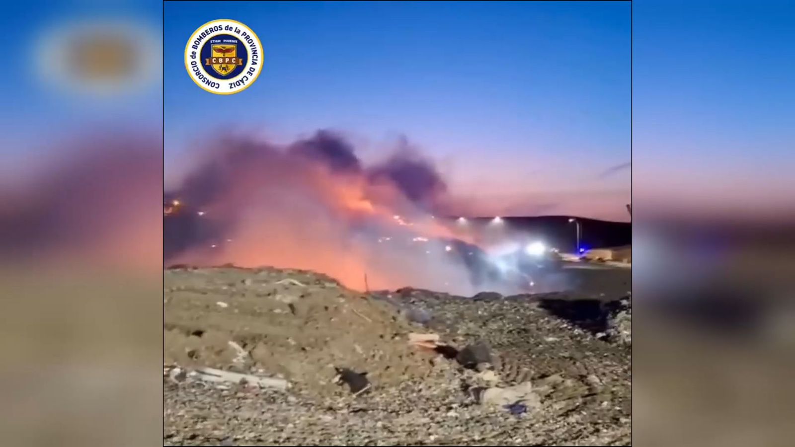 Incendio en el vertedero de MIramundo