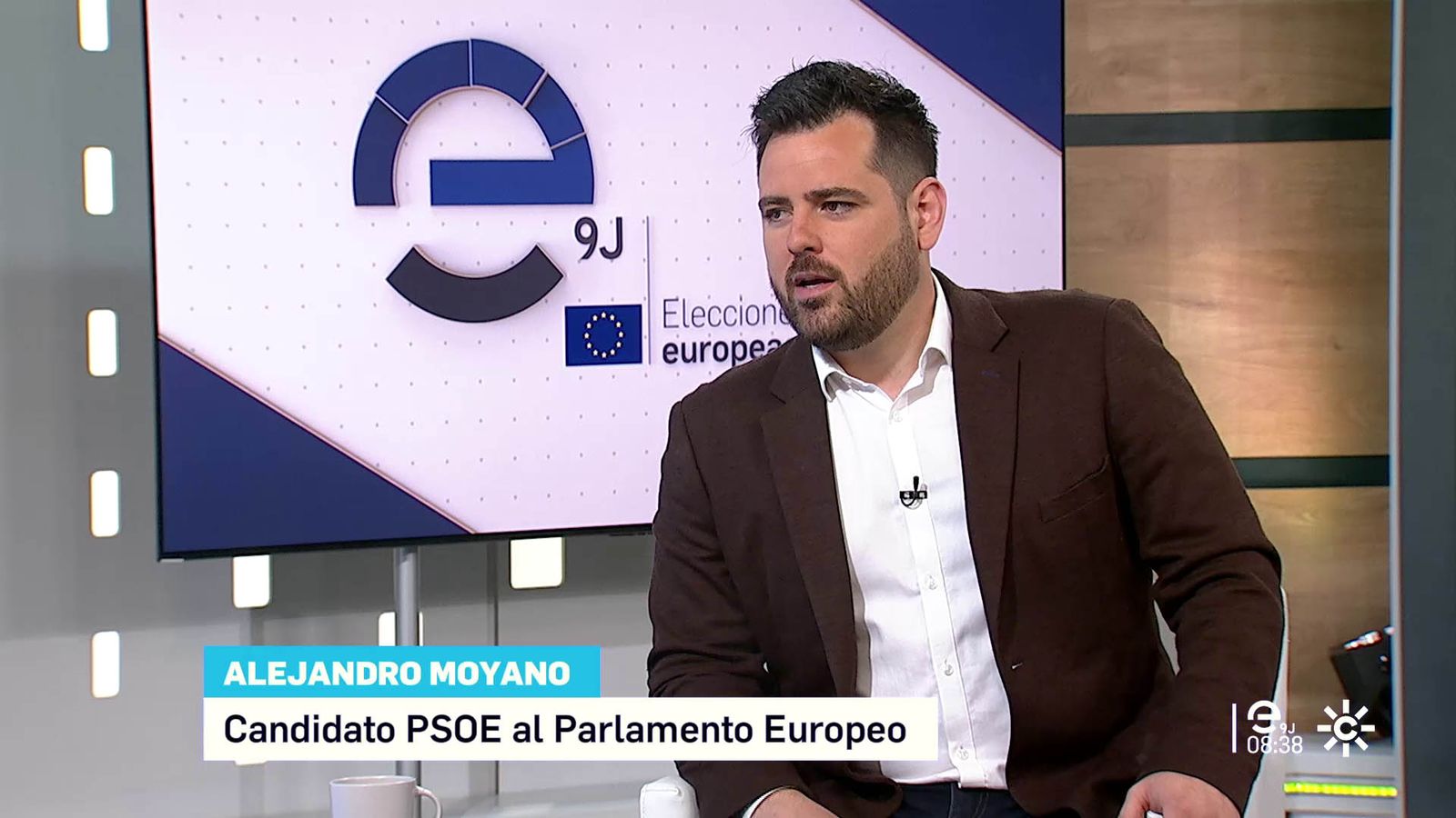 Entrevista electoral a Alejandro Moyano, candidato del PSOE a las elecciones europeas