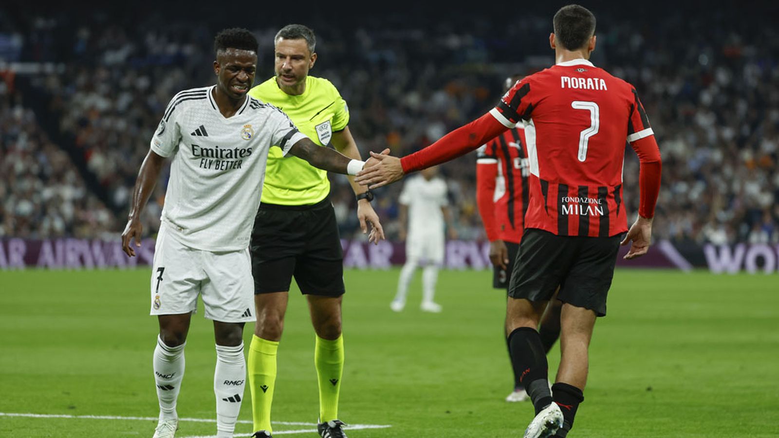 Vinicius y Morata