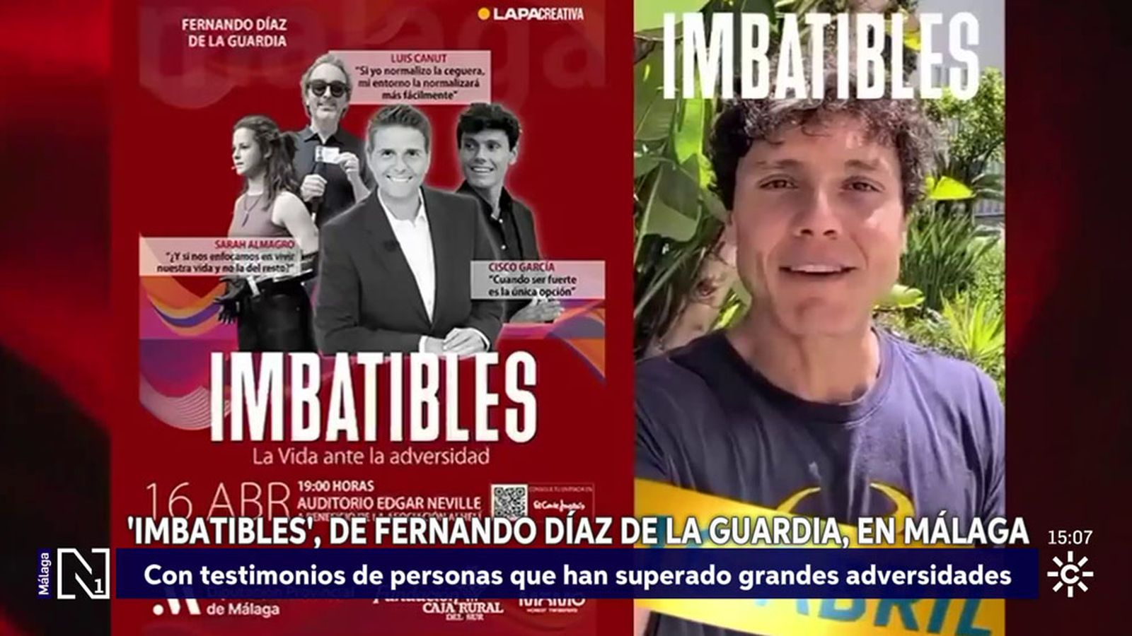 Empieza en Málaga la segunda edición de "Imbatibles", las charlas motivacionales de Fernando Díaz de la Guardia