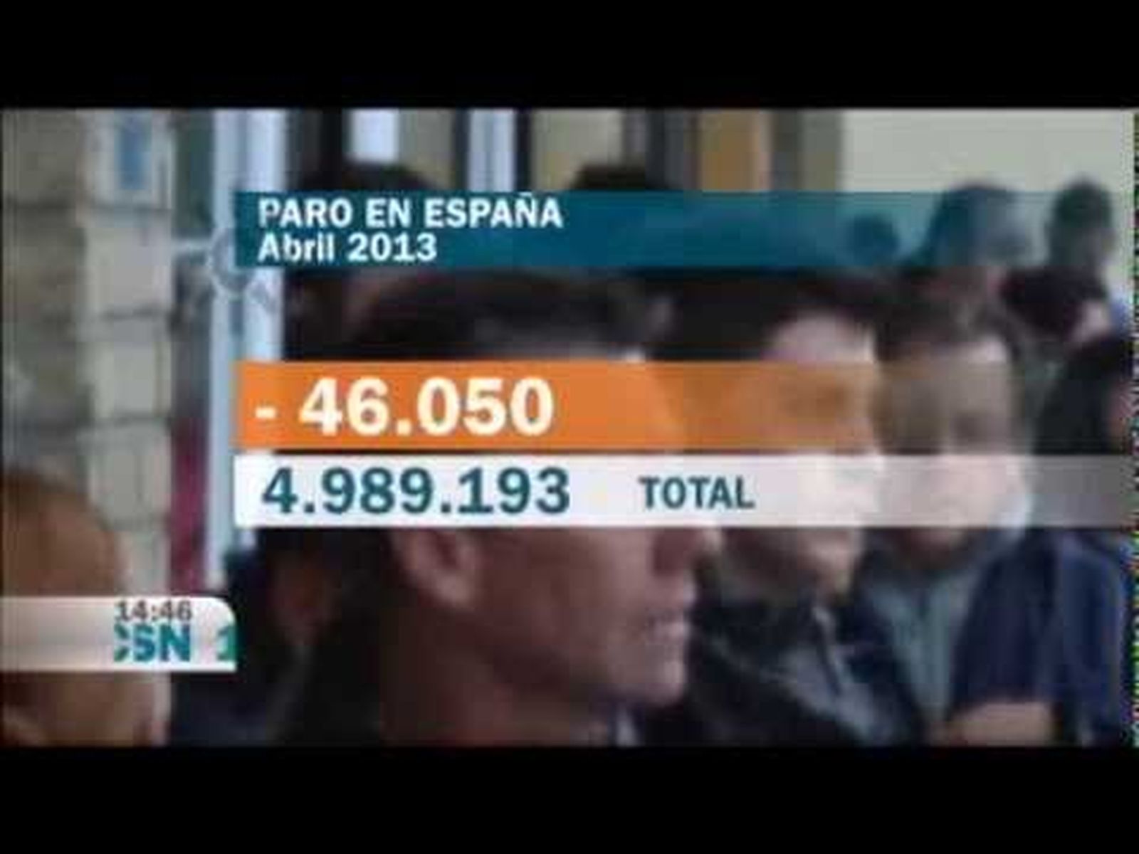 Paro en España y Andalucía: menos parados en abril  (2013)