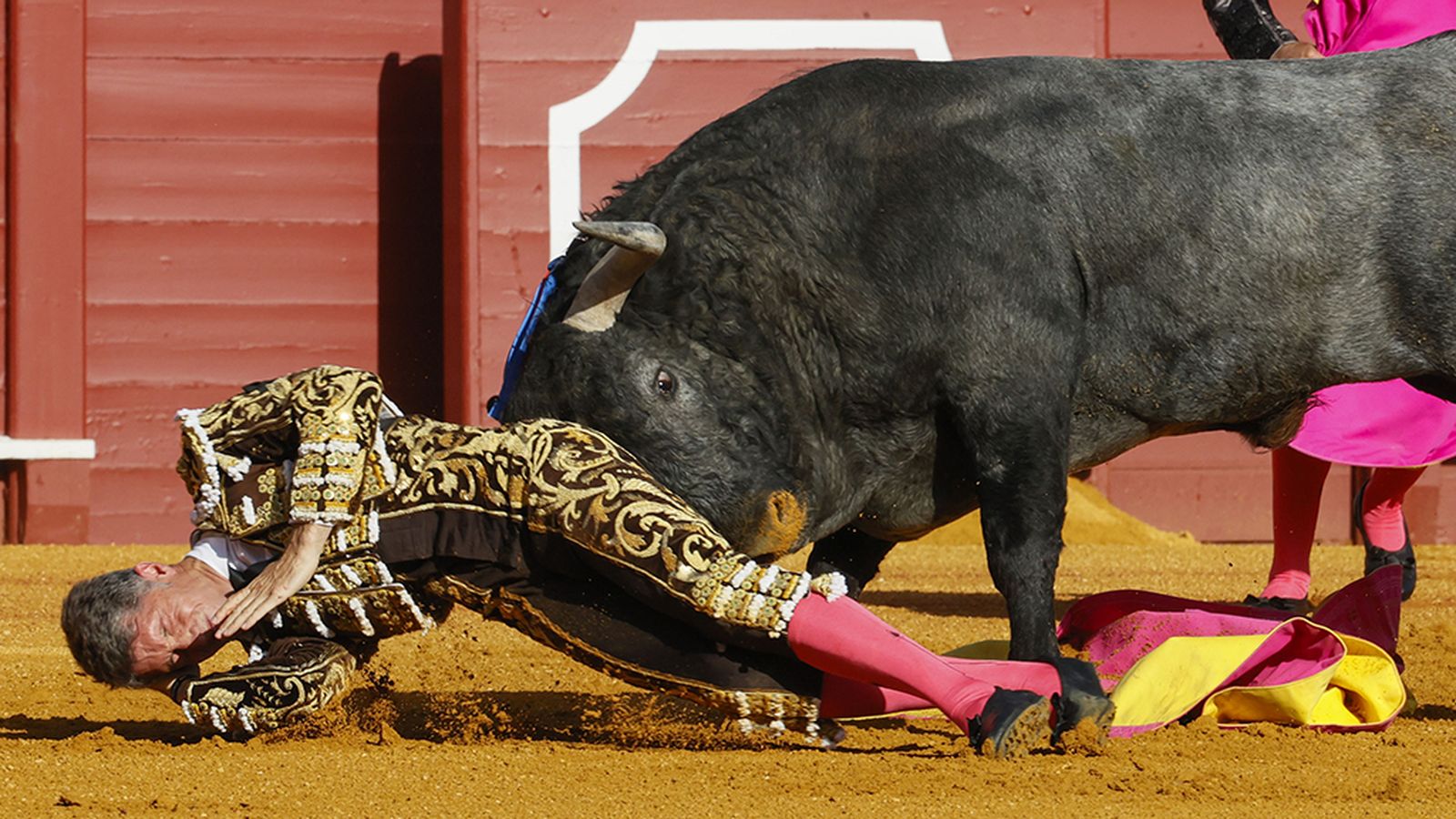 Cogida de Manuel Esribano en La Maestranza de Sevilla