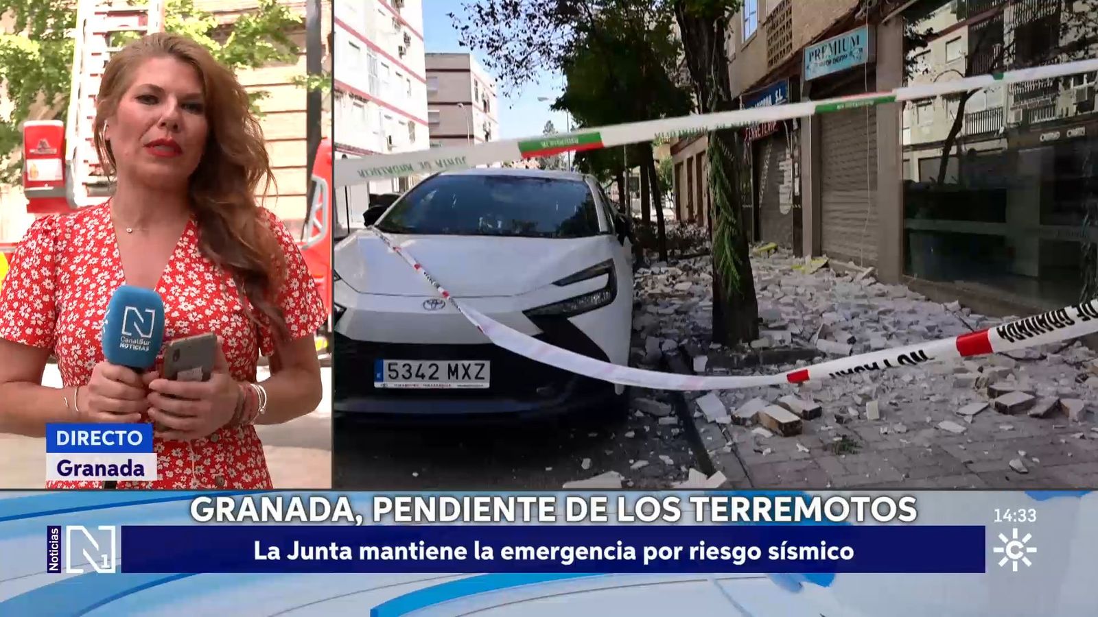 La tierra sigue temblando en Granada