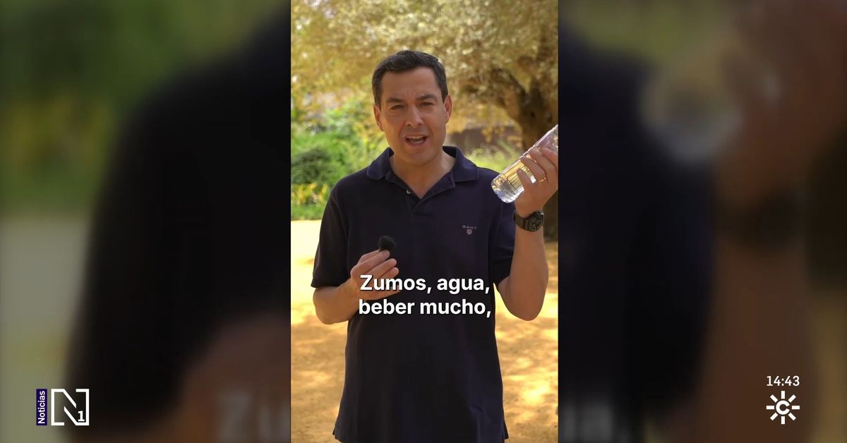 Moreno pide «sentido común» y «precaución» ante una ola de calor que puede durar hasta 20 días en Andalucía – Canal Sur