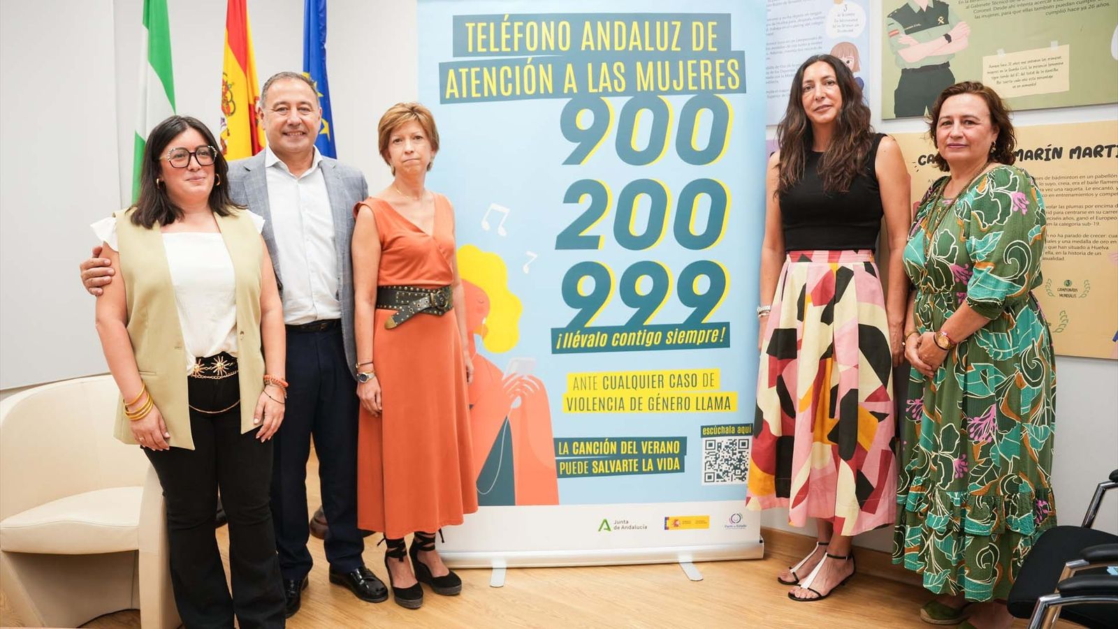Campaña para viralizar el teléfono contra el maltrato a la mujer