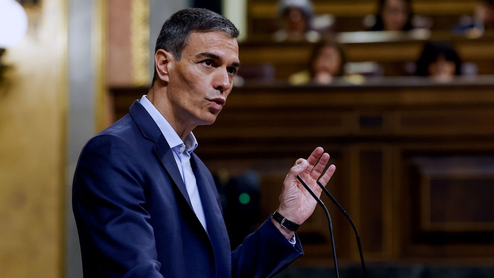 Sánchez comparece por los casos de corrupción.