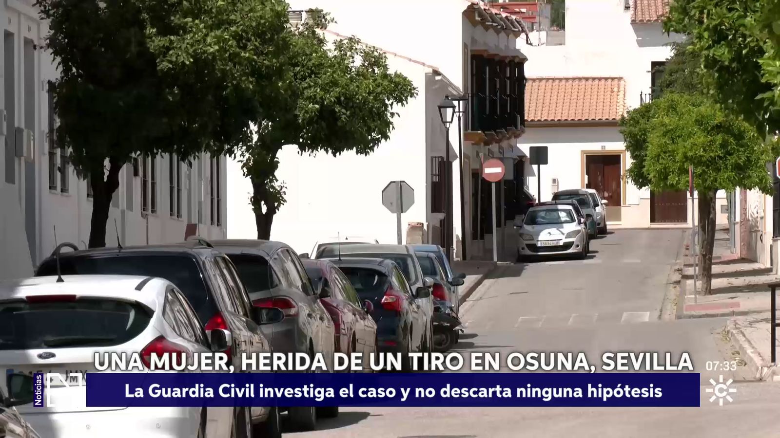 Una mujer herida de bala en Osuna