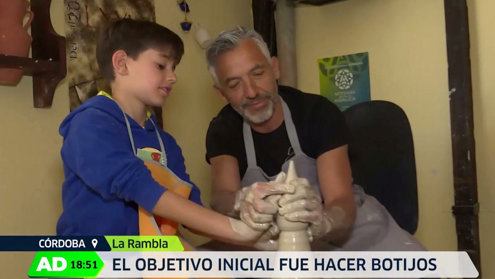 De los veteranos a los escolares, la alfarería de La Rambla cumple cien años de historia viva