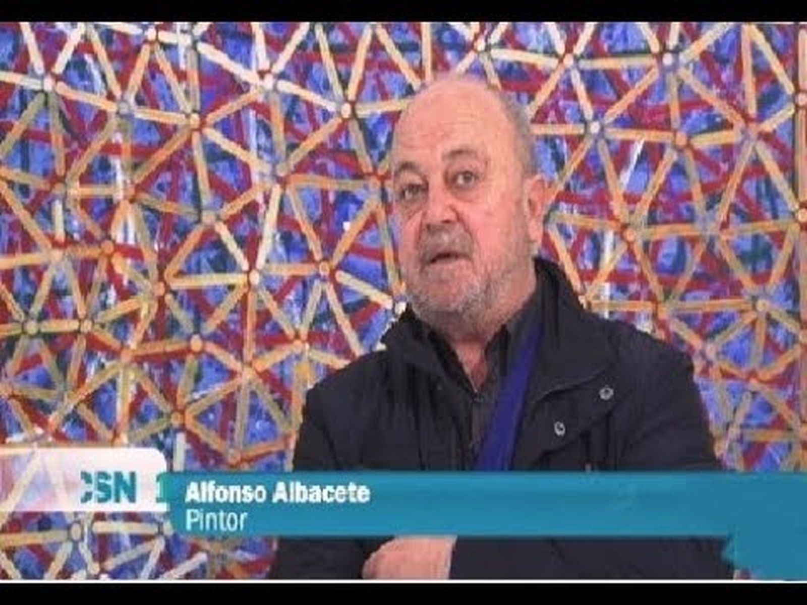 El pintor malagueño Alfonso Albacete en el CAAC