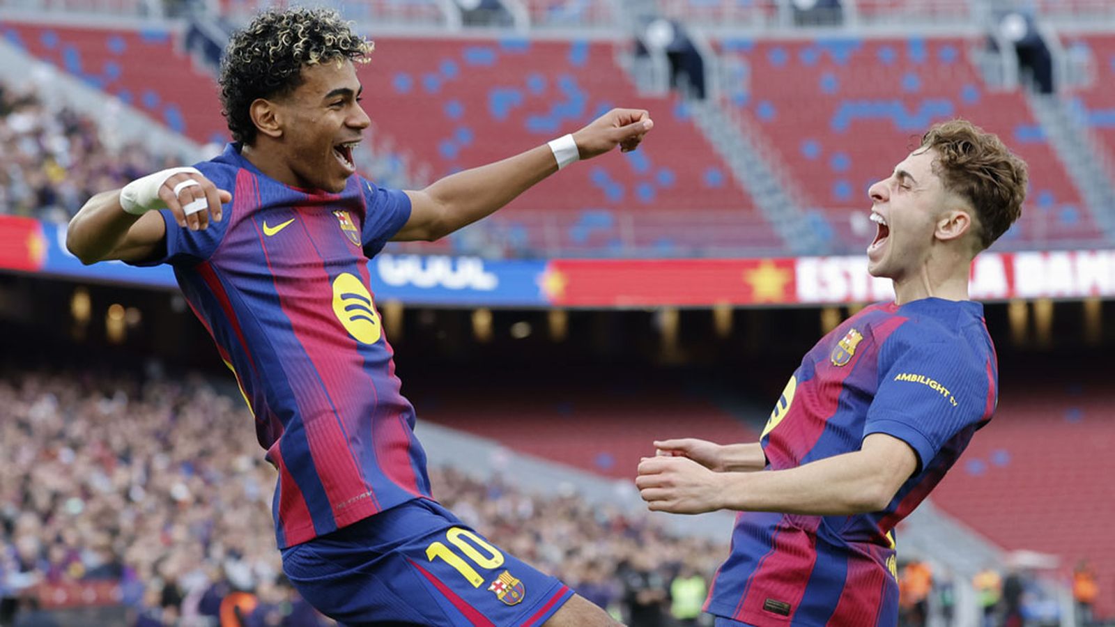 Lamine y Fermín Barcelona Villarreal