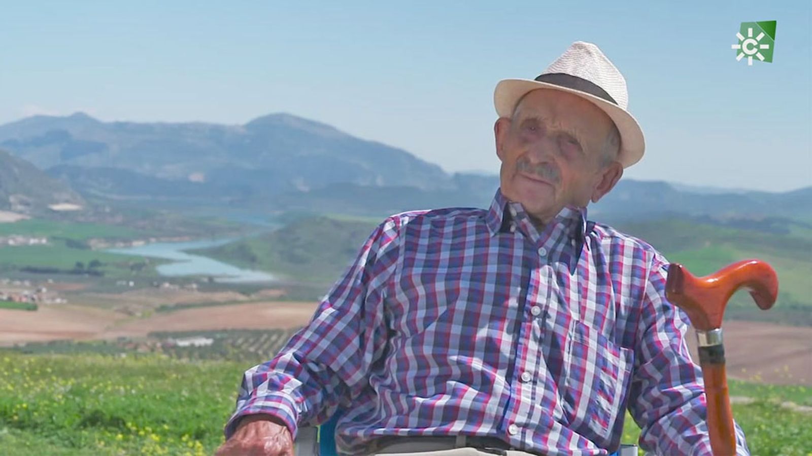 Agustín Castillero, el vecino más longevo y más en forma de Teba