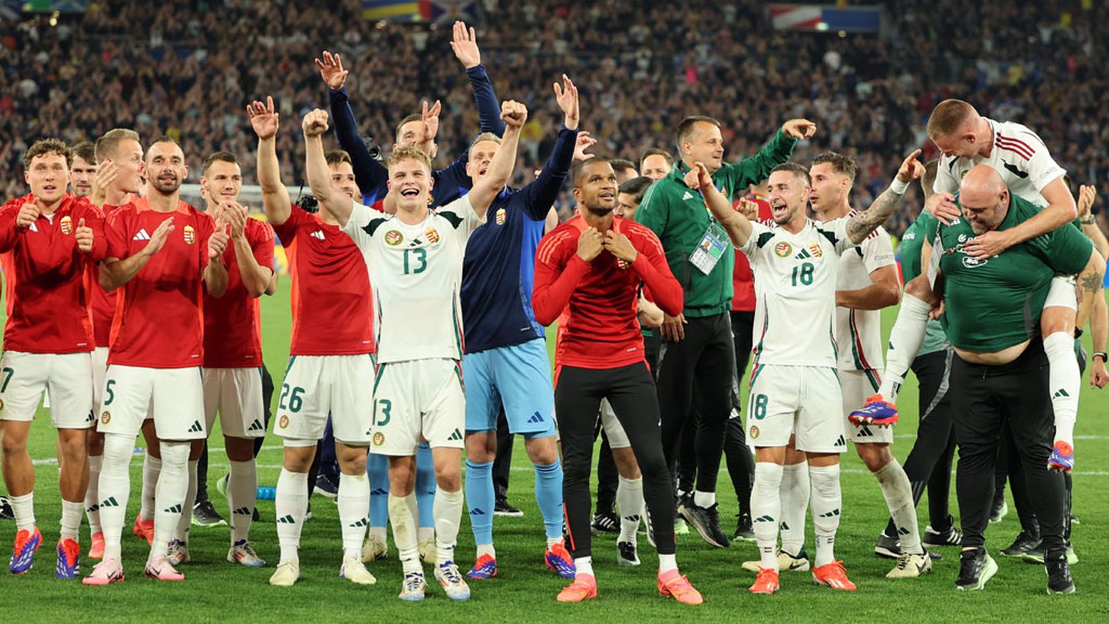 Hungría celebración Eurocopa