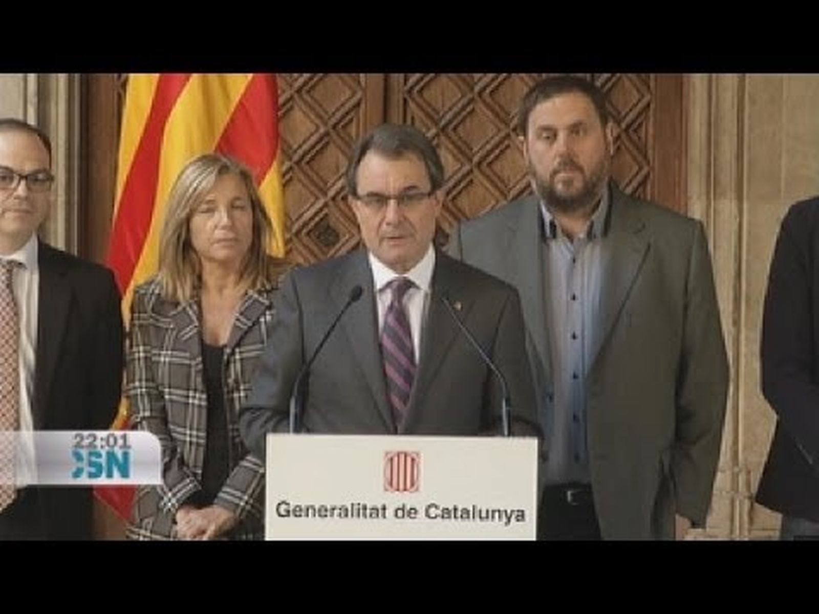 Artur Más y la pregunta del referéndum soberanista catalán (2013)