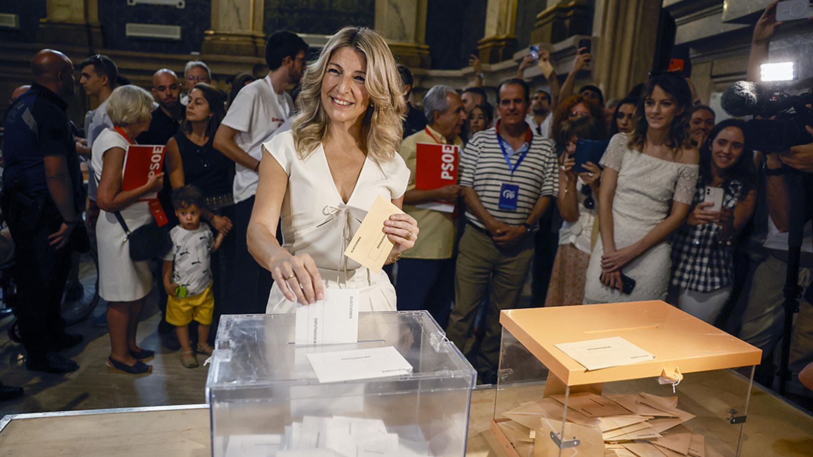 Voto de Yolanda Diaz