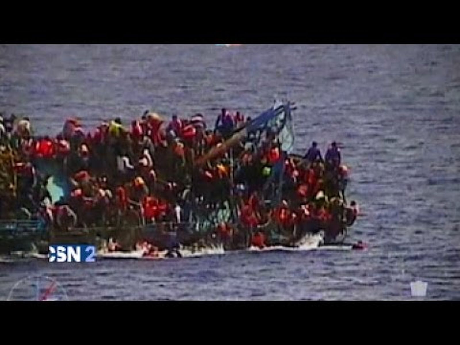 Naufragio de inmigrantes en el Mediterráneo, frente a la costa de Libia