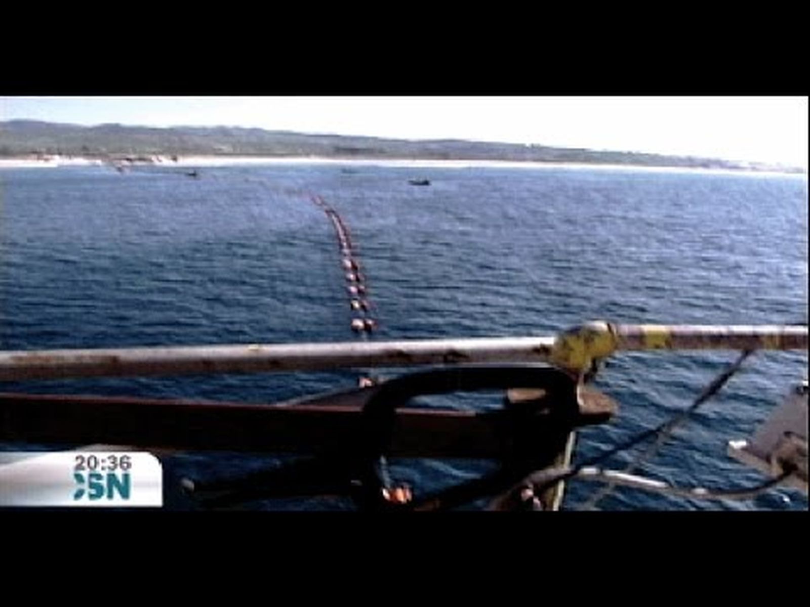 Un cable submarino de fibra óptica une Cádiz con Canarias