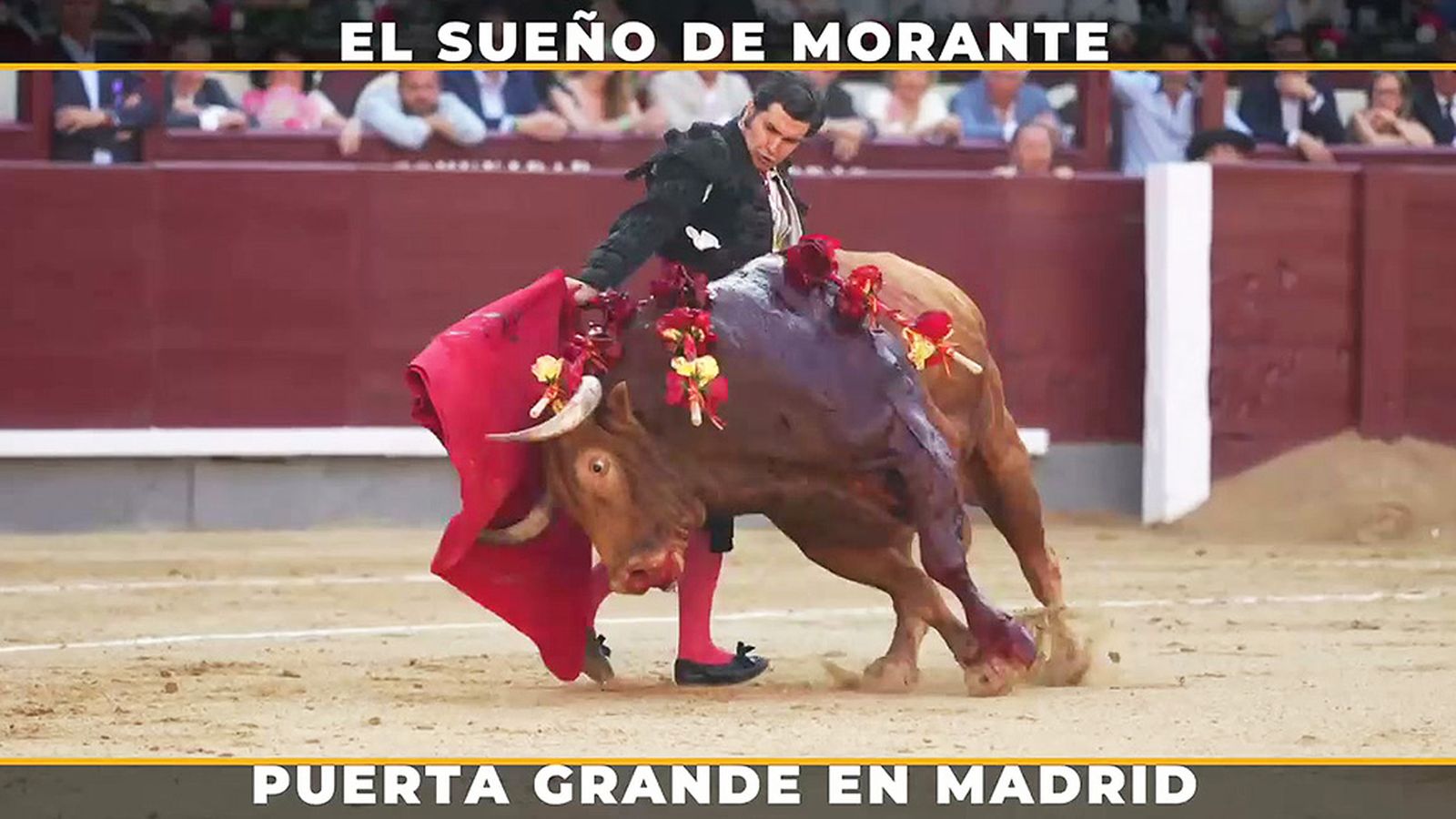 Morante cumple el sueño de su infancia abriendo la Puerta Grande de Las Ventas