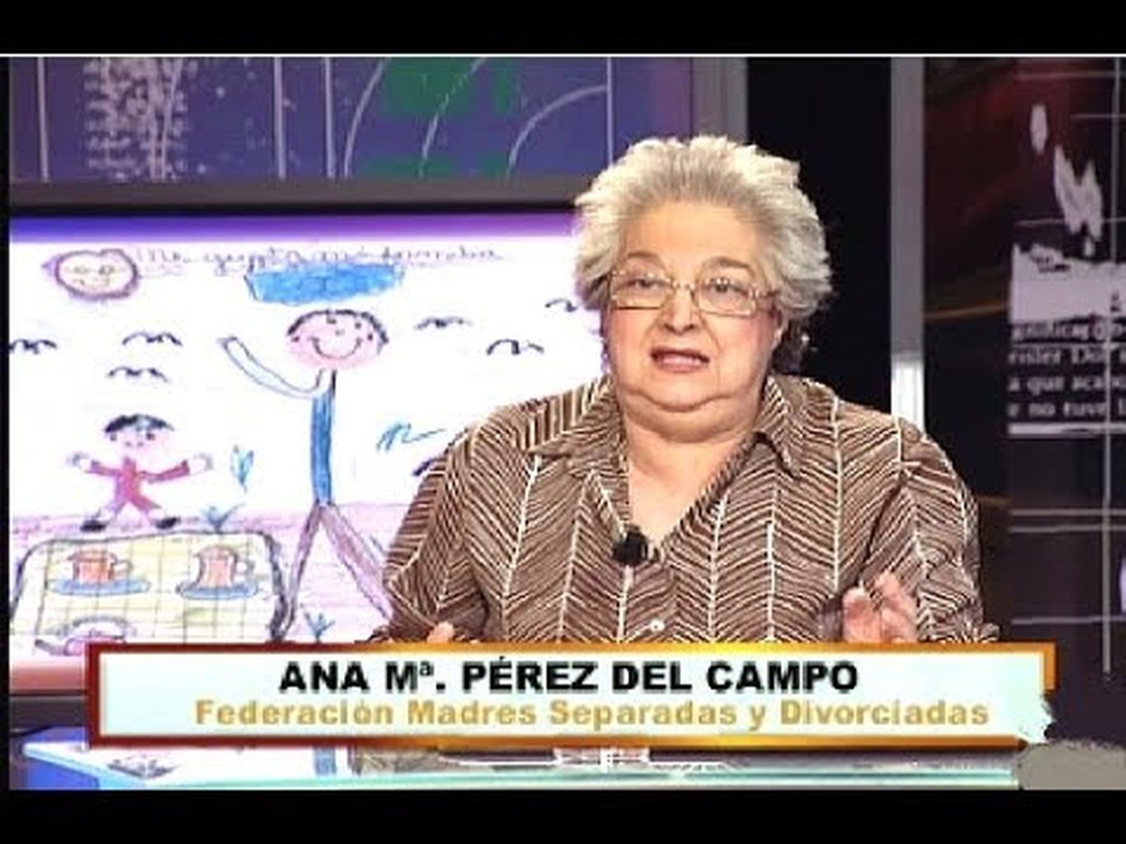 Custodia compartida de hijos y Ana María Pérez de Campo en 2006