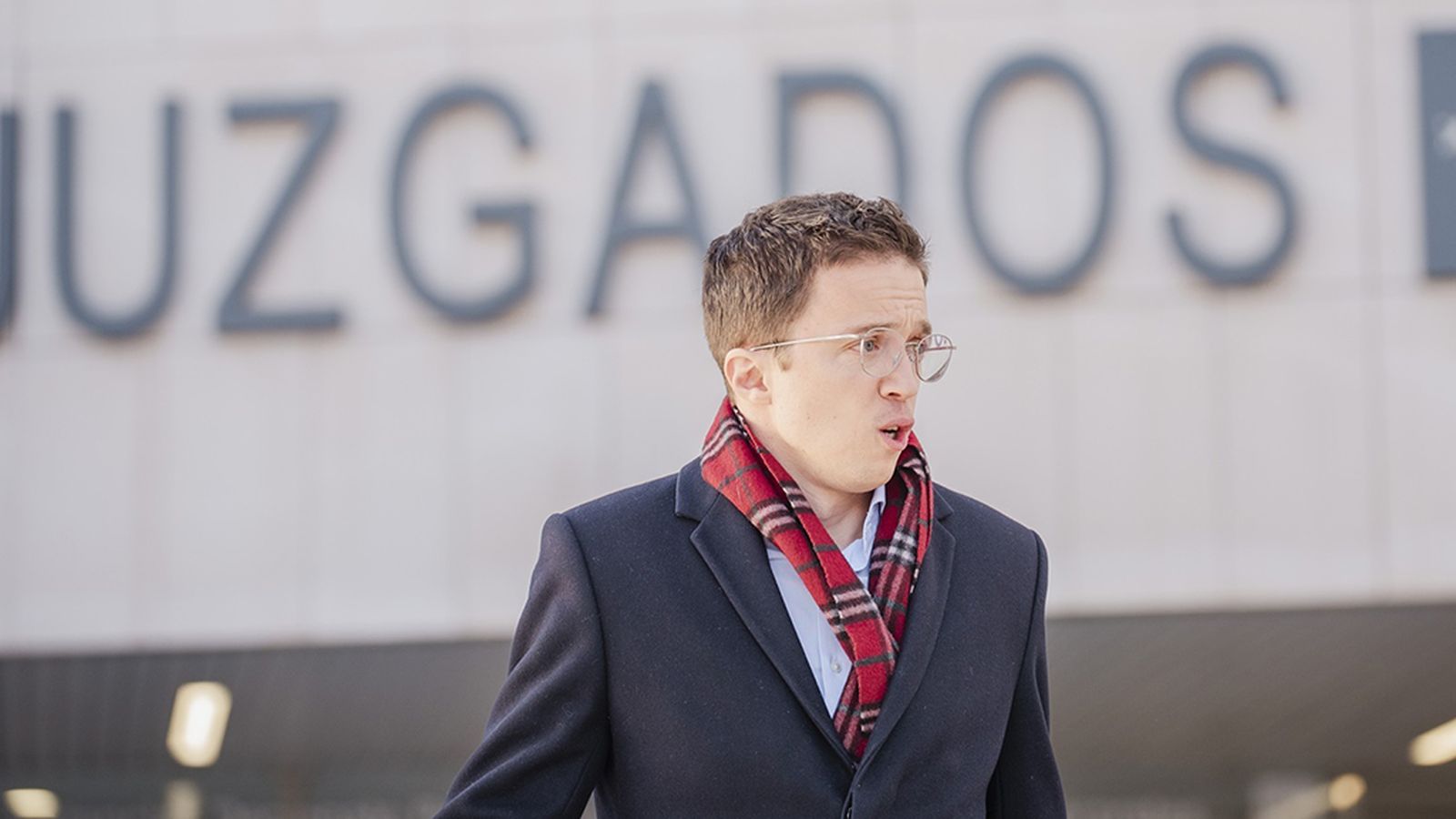 Íñigo Errejón en los juzgados